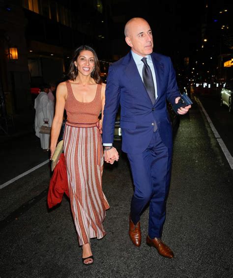 shamin abas and matt lauer|Matt Lauer Holds Hands With Girlfriend Shamin Abas。